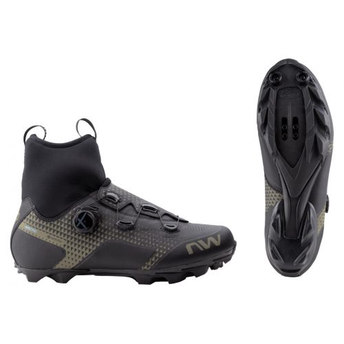 Cipő NORTHWAVE MTB CELSIUS XC ARCTIC GTX, 42 téli, fekete/zöld