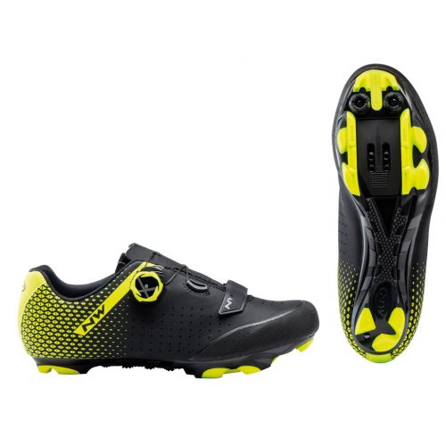 Cipő NORTHWAVE MTB ORIGIN PLUS 2 41 fekete/fluo sárga