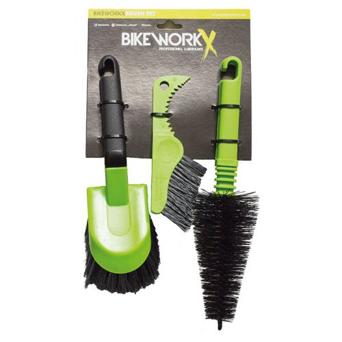 Tisztító készlet BIKEWORKX kerékpáros kefe szett - BRUSHSET