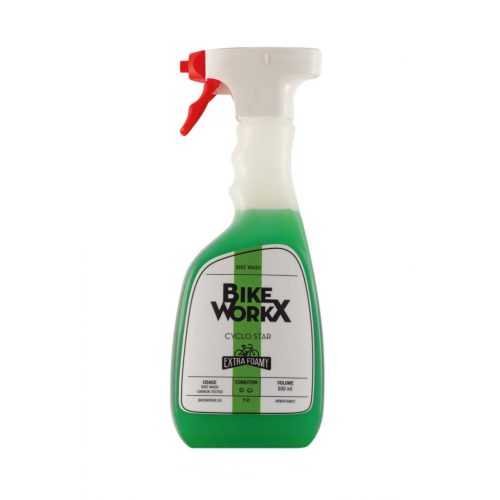 Tisztítószer BIKEWORKX GREENER CLEANER hab Spray 500 ml - CYCLOBIKE/500