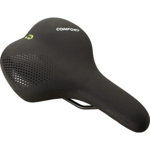 Nyereg BIKEFUN LAUSANNE Comfort trekking ffi fekete Memory Foam - D225Q