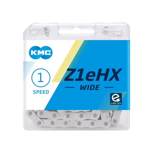 Lánc KMC Z1EHX-W agyváltóhoz 1/2x1/8 112L sötét ezüst (Z510H)